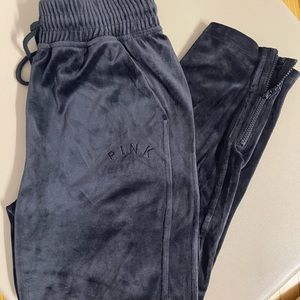 Pink by Victoria secret velvet pants